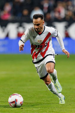 Alvaro Garcia, Estadio de Vallecas 'ta Rayo Vallecano ve UD Las Palmas takımları arasında oynanan EA SPORTS maçı sırasında görüldü (Maciej Rogowski)