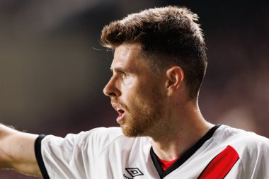 Gerard Gumbau, Estadio de Vallecas 'taki Rayo Vallecano ve UD Las Palmas takımları arasında oynanan LaLiga EA SPORTS maçı sırasında görüldü (Maciej Rogowski)