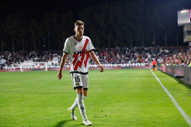 Gerard Gumbau, Estadio de Vallecas 'taki Rayo Vallecano ve UD Las Palmas takımları arasında oynanan LaLiga EA SPORTS maçı sırasında görüldü (Maciej Rogowski)