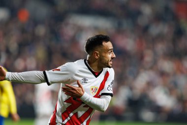 Alvaro Garcia, Estadio de Vallecas 'ta Rayo Vallecano ve UD Las Palmas takımları arasında oynanan EA SPORTS maçı sırasında görüldü (Maciej Rogowski)