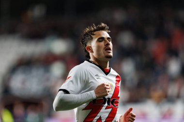 Josep Chavarria, Estadio de Vallecas 'taki Rayo Vallecano ve UD Las Palmas (Maciej Rogowski) takımları arasında LaLiga EA SPORTS maçı sırasında görüldü.)