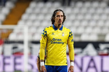 Fabio Silva, Rayo Vallecano ve UD Las Palmas takımları arasında Estadio de Vallecas 'ta (Maciej Rogowski)