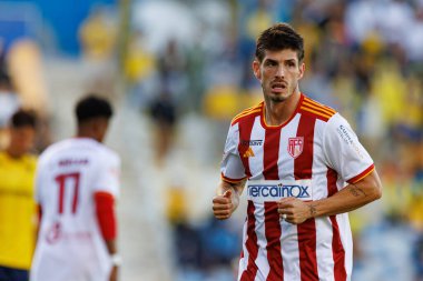 Lucas Piazon, Liga Portekiz maçı sırasında Estoril Praia ve AVS Futebol SAD takımları arasında Estadio Antonio Coimbra da Mota 'da (Maciej Rogowski)