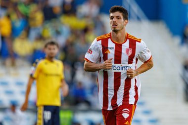 Lucas Piazon, Liga Portekiz maçı sırasında Estoril Praia ve AVS Futebol SAD takımları arasında Estadio Antonio Coimbra da Mota 'da (Maciej Rogowski)