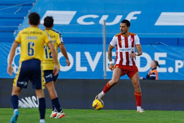 Jorge Teixeira, Liga Portekiz maçı sırasında GD Estoril Praia ve AVS Futebol SAD takımları arasında Estadio Antonio Coimbra da Mota 'da (Maciej Rogowski)