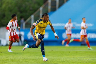 Fabricio Garcia, Liga Portekiz maçı sırasında Estoril Praia ve AVS Futebol SAD takımları arasında Estadio Antonio Coimbra da Mota 'da (Maciej Rogowski)