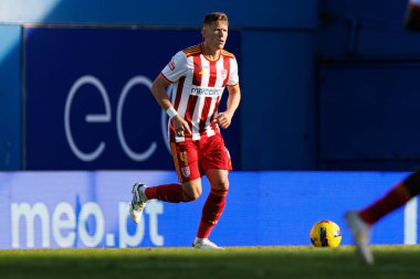 Ignacio Rodriguez, Liga Portekiz maçı sırasında Estoril Praia ve AVS Futebol SAD takımları arasında Estadio Antonio Coimbra da Mota 'da (Maciej Rogowski)