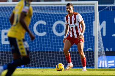 Jorge Teixeira, Liga Portekiz maçı sırasında GD Estoril Praia ve AVS Futebol SAD takımları arasında Estadio Antonio Coimbra da Mota 'da (Maciej Rogowski)