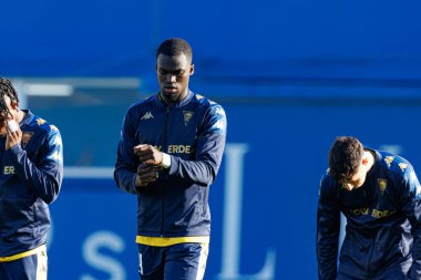 Kevin Boma, Liga Portekiz maçı sırasında Estoril Praia ve AVS Futebol SAD takımları arasında Estadio Antonio Coimbra da Mota (Maciej Rogowski)
