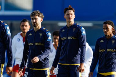 Jordan Holsgrove, Felix Bacher Liga Portekiz maçı sırasında Estoril Praia ve AVS Futebol SAD takımları arasında Estadio Antonio Coimbra da Mota 'da görüldü (Maciej Rogowski)