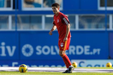 Lucas Piazon, Liga Portekiz maçı sırasında Estoril Praia ve AVS Futebol SAD takımları arasında Estadio Antonio Coimbra da Mota 'da (Maciej Rogowski)