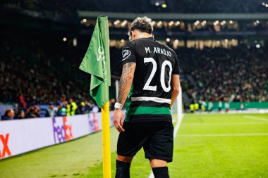 Maximiliano Araujo UEFA Şampiyonlar Ligi maçında CP ve Arsenal FC takımları arasında görüldü (Maciej Rogowski) 