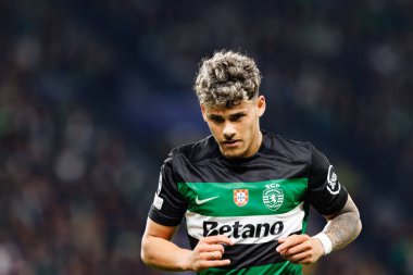 Maximiliano Araujo UEFA Şampiyonlar Ligi maçında CP ve Arsenal FC takımları arasında görüldü (Maciej Rogowski) 