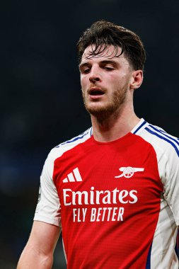 Declan Rice UEFA Şampiyonlar Ligi maçında Sporting CP ve Arsenal FC takımları arasında görüldü (Maciej Rogowski) 