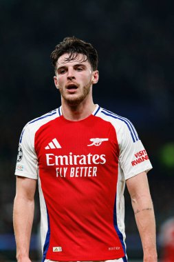 Declan Rice UEFA Şampiyonlar Ligi maçında Sporting CP ve Arsenal FC takımları arasında görüldü (Maciej Rogowski) 