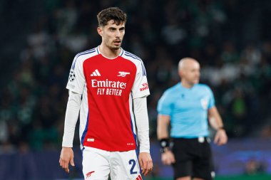 Kai Havertz UEFA Şampiyonlar Ligi maçında Sporting CP ve Arsenal FC takımları arasında görüldü (Maciej Rogowski) 