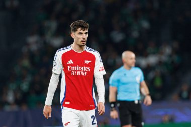Kai Havertz UEFA Şampiyonlar Ligi maçında Sporting CP ve Arsenal FC takımları arasında görüldü (Maciej Rogowski) 