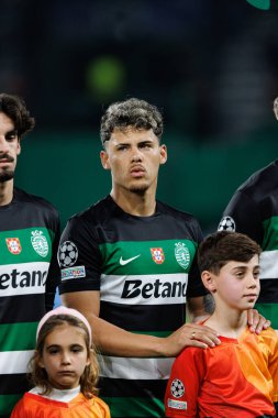 Maximiliano Araujo UEFA Şampiyonlar Ligi maçında CP ve Arsenal FC takımları arasında görüldü (Maciej Rogowski) 