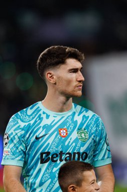 Franco Israel, UEFA Şampiyonlar Ligi maçında Sporting CP ve Arsenal FC takımları arasında görüldü (Maciej Rogowski) 