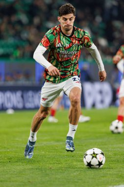 Kai Havertz UEFA Şampiyonlar Ligi maçında Sporting CP ve Arsenal FC takımları arasında görüldü (Maciej Rogowski) 