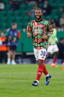 Raheem Sterling UEFA Şampiyonlar Ligi maçında Sporting CP ve Arsenal FC takımları arasında görüldü (Maciej Rogowski) 