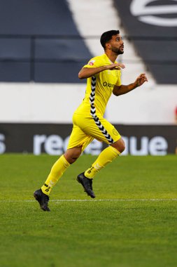 Tiago Reis, Liga Portekiz maçı sırasında Estrela Amadora ve CD Nacional takımları arasında Estadio Jose Gomes 'de (Maciej Rogowski)