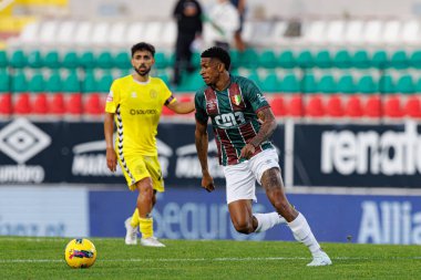 Andre Silva Liga Portekiz maçı sırasında Estrela Amadora ve CD Nacional takımları arasında Estadio Jose Gomes 'de (Maciej Rogowski)