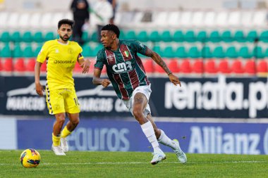 Andre Silva Liga Portekiz maçı sırasında Estrela Amadora ve CD Nacional takımları arasında Estadio Jose Gomes 'de (Maciej Rogowski)