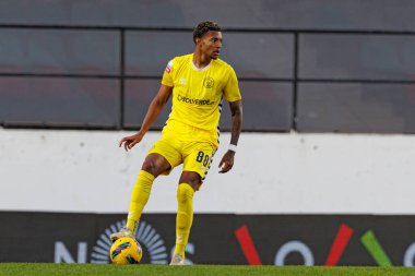 Matheus Dias, Liga Portekiz maçı sırasında Estrela Amadora ve CD Nacional takımları arasında Estadio Jose Gomes 'de (Maciej Rogowski)