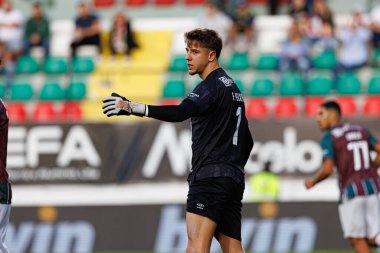 Francisco Meixedo, Liga Portekiz maçı sırasında Estrela Amadora ve CD Nacional takımları arasında Estadio Jose Gomes 'de (Maciej Rogowski)