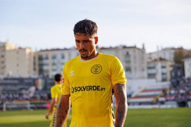 Daniel Penha Liga Portekiz maçı sırasında Estrela Amadora ve CD Nacional takımları arasında Estadio Jose Gomes 'de (Maciej Rogowski)