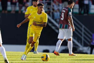 Daniel Penha Liga Portekiz maçı sırasında Estrela Amadora ve CD Nacional takımları arasında Estadio Jose Gomes 'de (Maciej Rogowski)