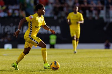 Nigel Thomas, Liga Portekiz maçı sırasında Estrela Amadora ve CD Nacional takımları arasında Estadio Jose Gomes 'de (Maciej Rogowski)
