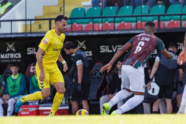 Jose Gomes, Igor Jesus Liga Portekiz maçı sırasında Estrela Amadora ve CD Nacional takımları arasında Estadio Jose Gomes (Maciej Rogowski)
