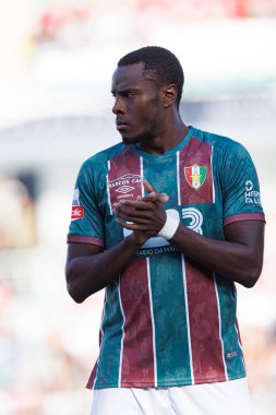 Nilton Varela, Liga Portekiz maçı sırasında Estrela Amadora ve CD Nacional takımları arasında Estadio Jose Gomes 'de (Maciej Rogowski)
