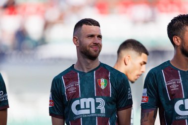 Leonel Bucca Liga Portekiz maçı sırasında Estrela Amadora ve CD Nacional takımları arasında Estadio Jose Gomes 'de (Maciej Rogowski)