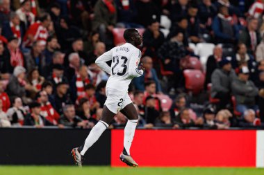 Ferland Mendy, Estadio de San Mames 'deki Athletic Club ve Real Madrid FC takımları arasında oynanan LaLiga EA SPORTS maçı sırasında görüldü (Maciej Rogowski)