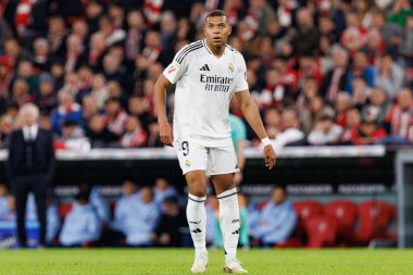 Kylian Mbappe LaLiga EA Spor Kulübü ve Real Madrid FC takımları arasında Estadio de San Mames 'te görüldü (Maciej Rogowski)