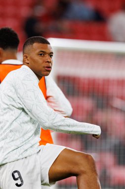 Kylian Mbappe LaLiga EA Spor Kulübü ve Real Madrid FC takımları arasında Estadio de San Mames 'te görüldü (Maciej Rogowski)