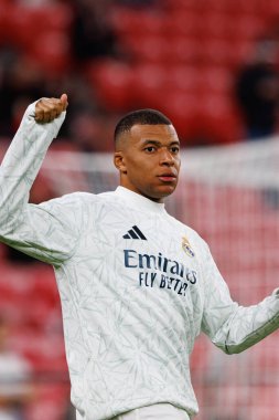 Kylian Mbappe LaLiga EA Spor Kulübü ve Real Madrid FC takımları arasında Estadio de San Mames 'te görüldü (Maciej Rogowski)