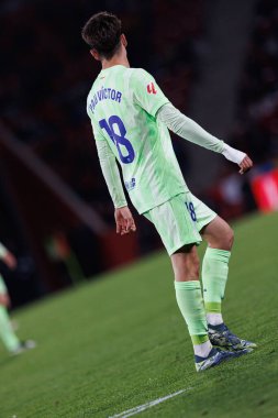 Pau Victor, RCD Mallorca ve FC Barcelona (Maciej Rogowski) takımları arasında LaLiga EA SPORTS maçı sırasında görüldü)