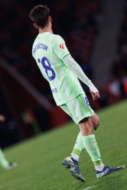 Pau Victor, RCD Mallorca ve FC Barcelona (Maciej Rogowski) takımları arasında LaLiga EA SPORTS maçı sırasında görüldü)