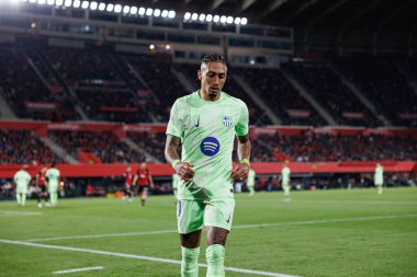 Raphinha, RCD Mallorca ve FC Barcelona (Maciej Rogowski) takımları arasında oynanan LaLiga EA SPORTS maçı sırasında görüldü)