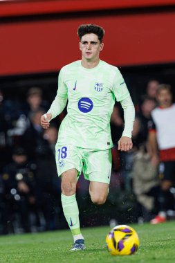 Pau Victor, RCD Mallorca ve FC Barcelona (Maciej Rogowski) takımları arasında LaLiga EA SPORTS maçı sırasında görüldü)