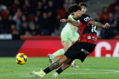 LaLiga EA SPORTS maçı sırasında RCD Mallorca ve FC Barcelona (Maciej Rogowski) takımları arasında görülen Samu)