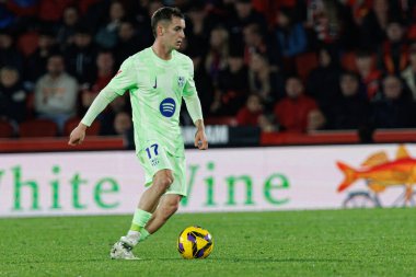 Marc Casado, LaLiga EA SPORTS maçı sırasında RCD Mallorca ve FC Barcelona (Maciej Rogowski)