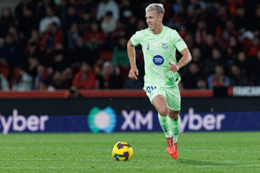 Dani Olmo, LaLiga EA SPORTS maçı sırasında RCD Mallorca ve FC Barcelona (Maciej Rogowski)