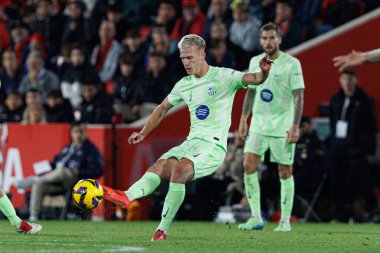Dani Olmo, LaLiga EA SPORTS maçı sırasında RCD Mallorca ve FC Barcelona (Maciej Rogowski)