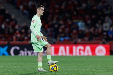 Marc Casado, LaLiga EA SPORTS maçı sırasında RCD Mallorca ve FC Barcelona (Maciej Rogowski)