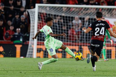 Lamine Yamal, LaLiga EA SPORTS maçı sırasında RCD Mallorca ve FC Barcelona (Maciej Rogowski)